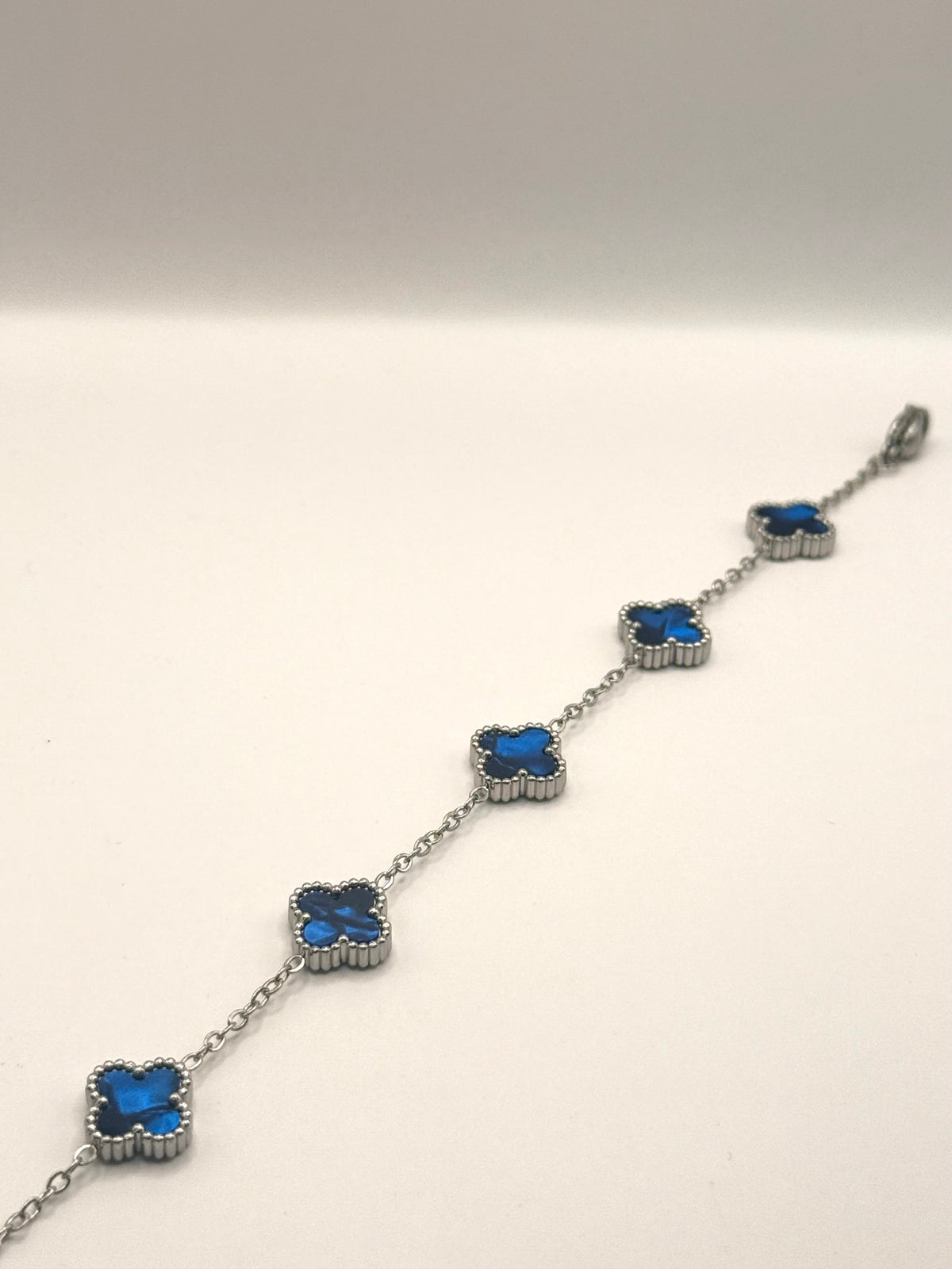 Silver Clover Bracelet
