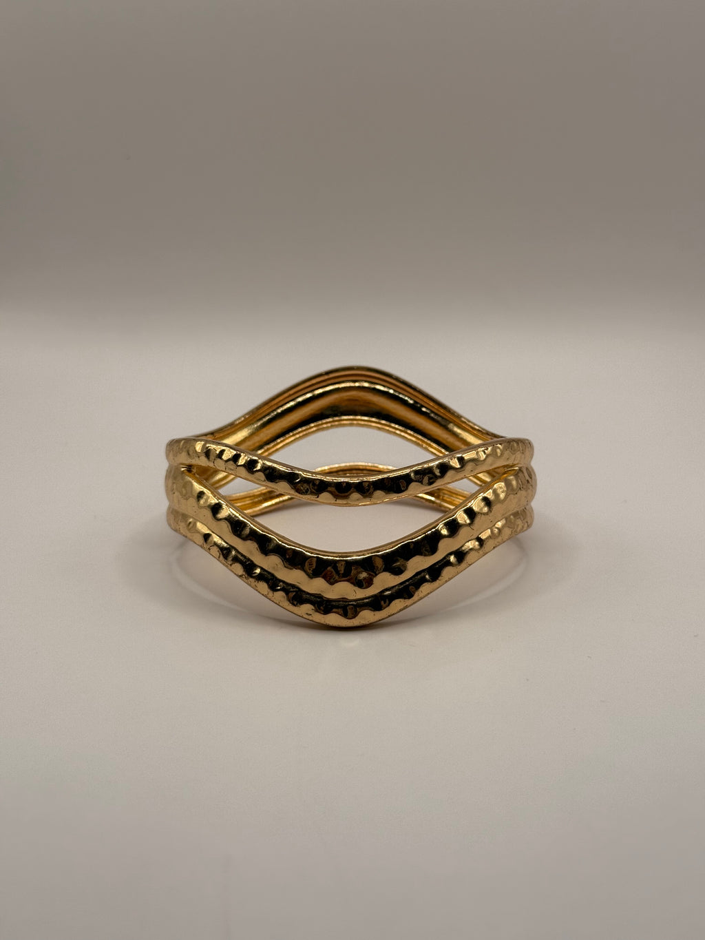 Golden Wave Bangle