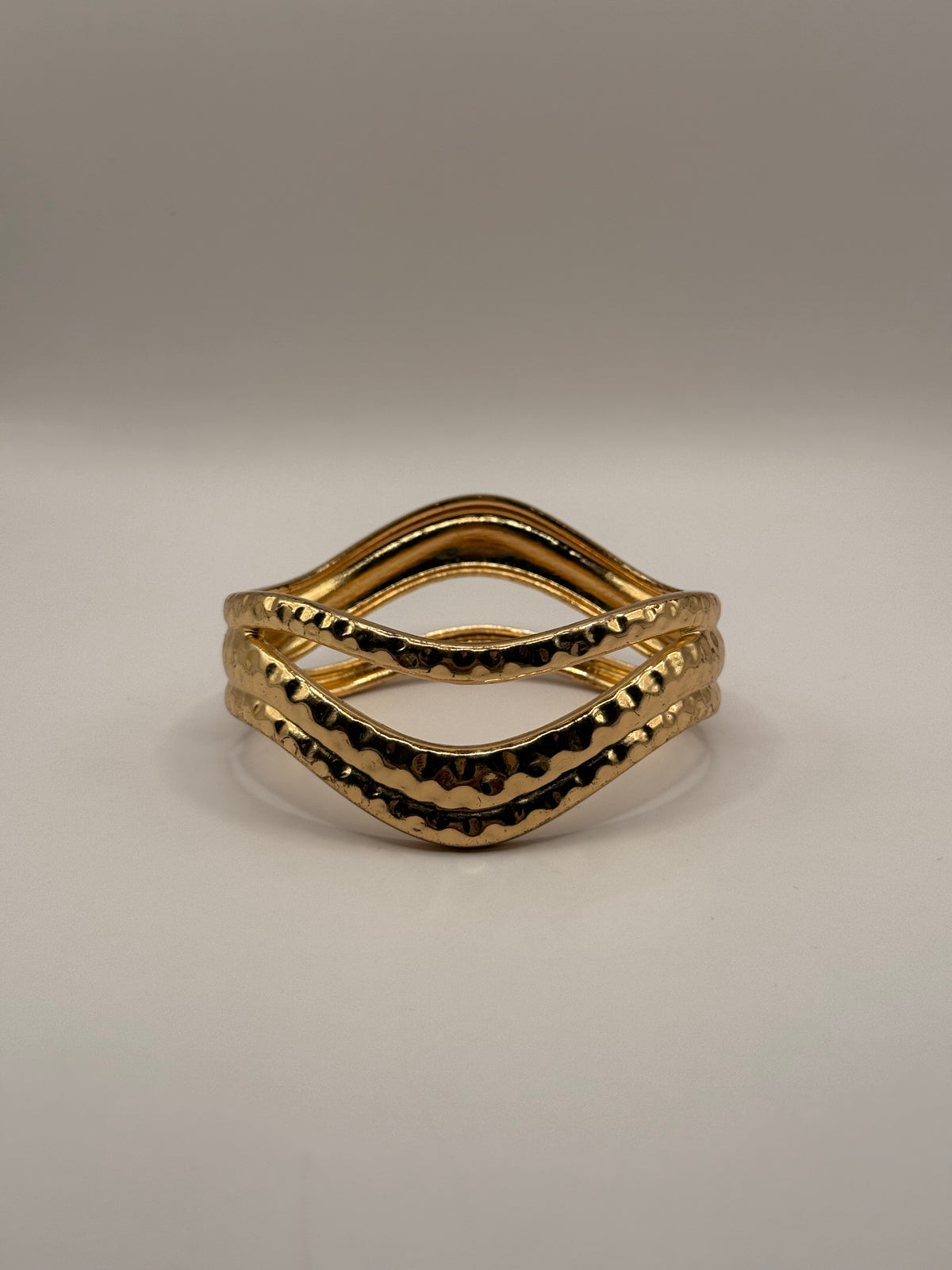 Golden Wave Bangle