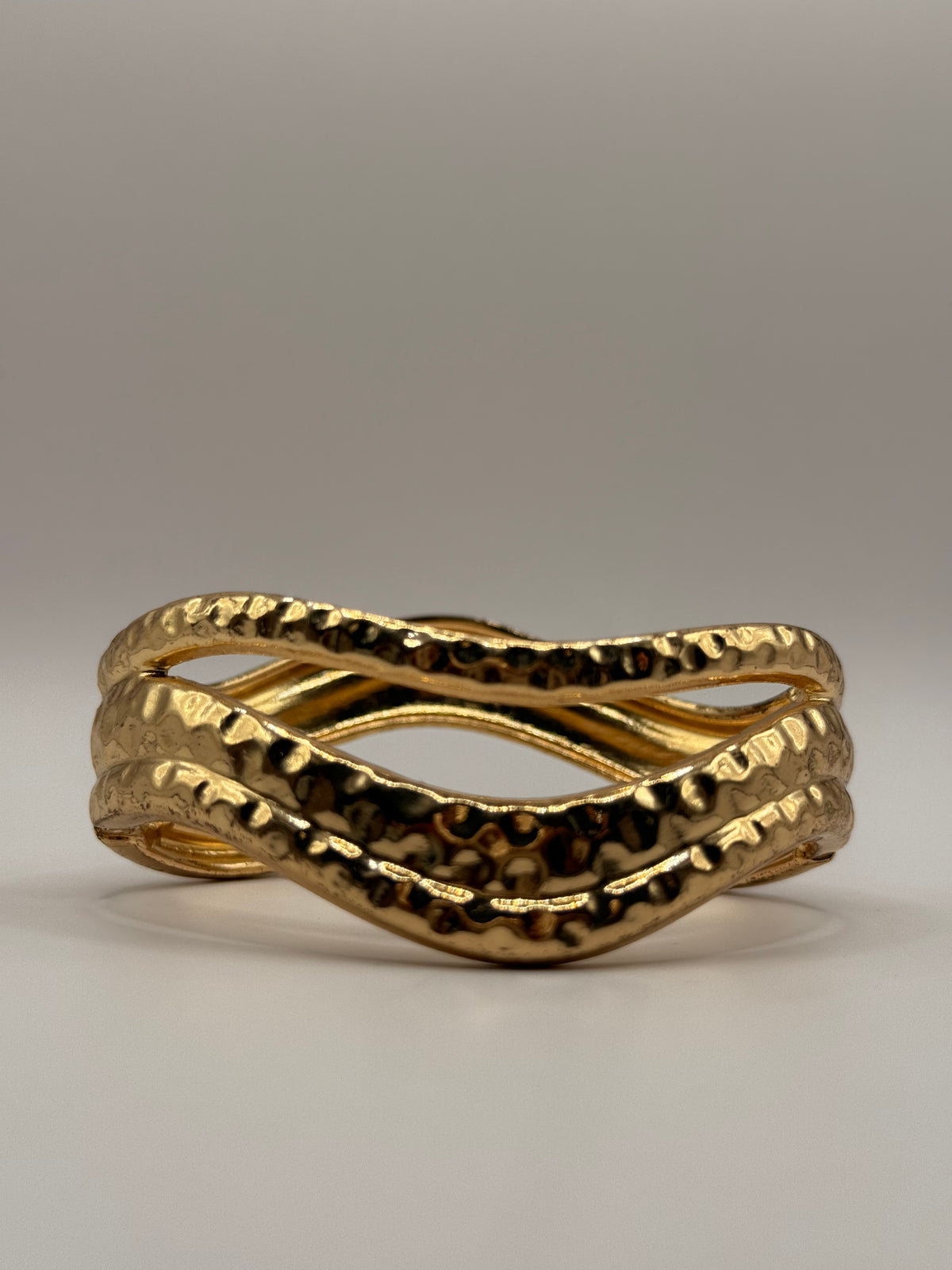 Golden Wave Bangle