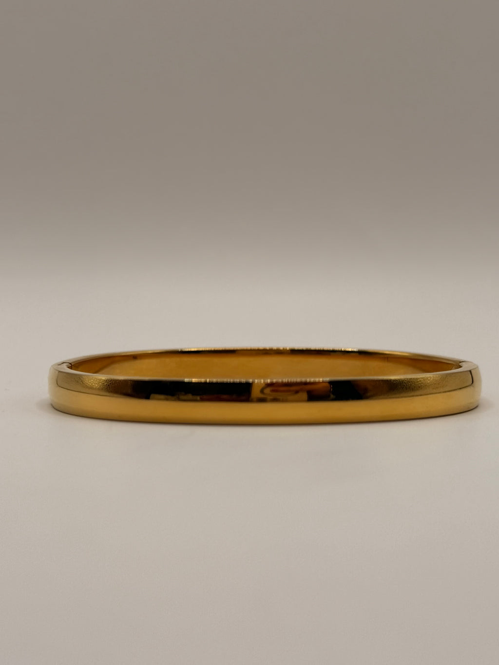 Thin Plain Gold Bangle