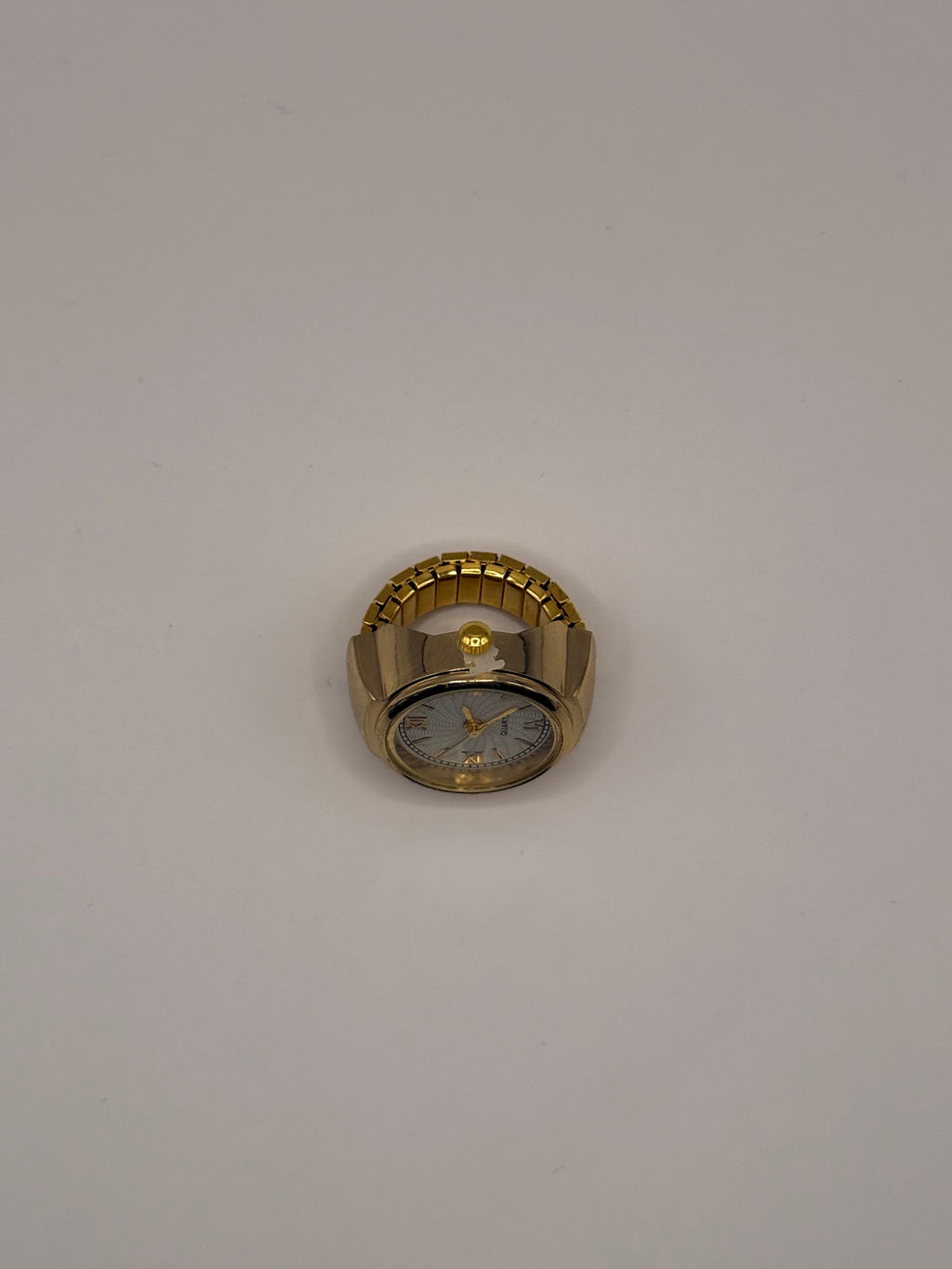 Gold Circular Watch Ring