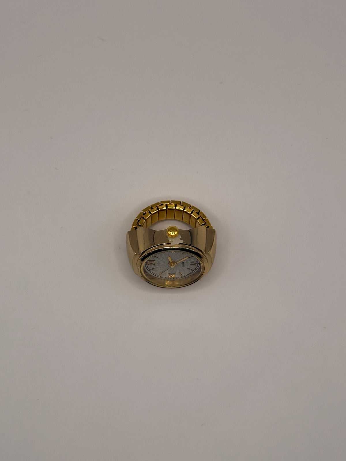 Gold Circular Watch Ring
