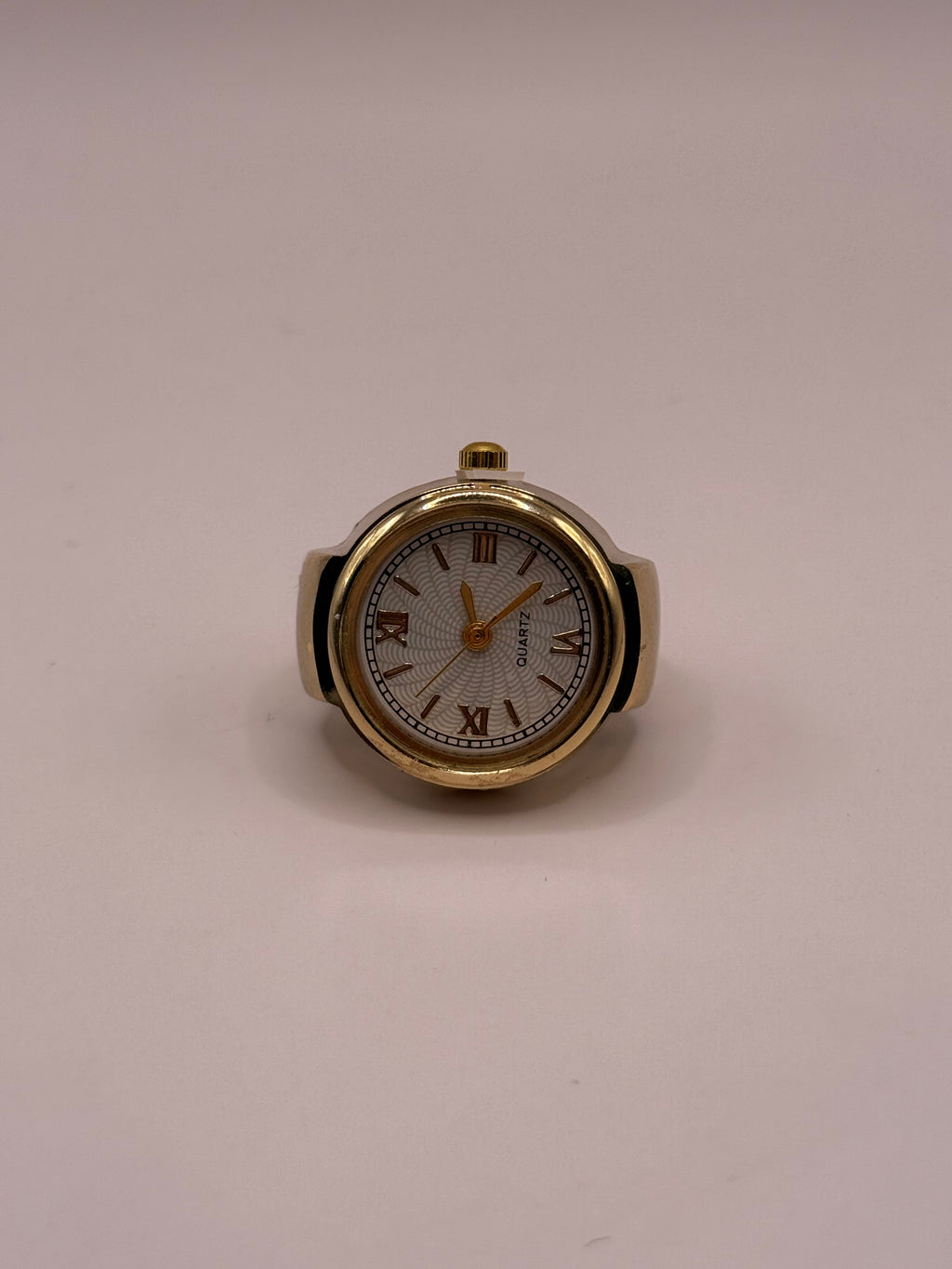 Gold Circular Watch Ring
