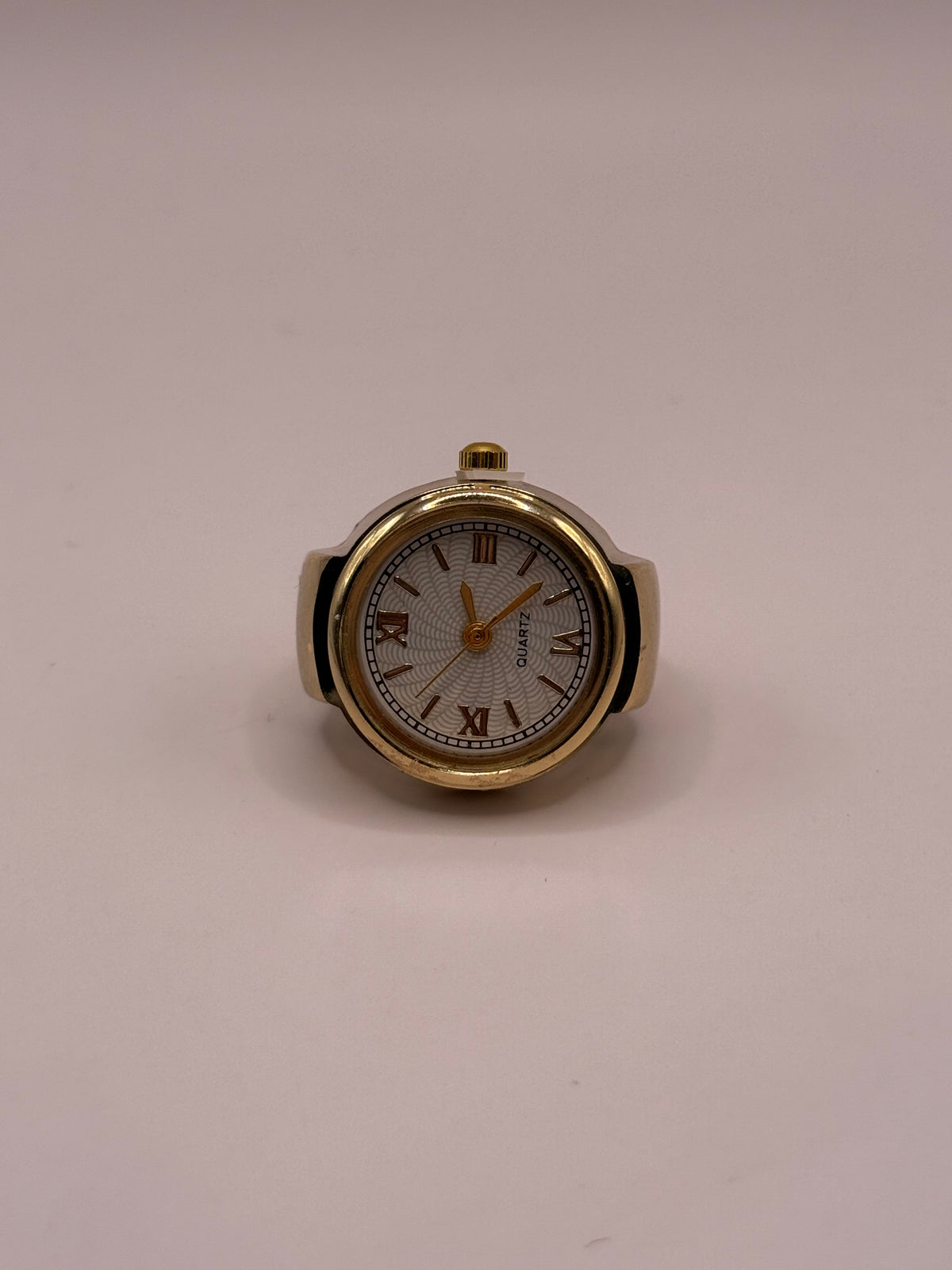 Gold Circular Watch Ring