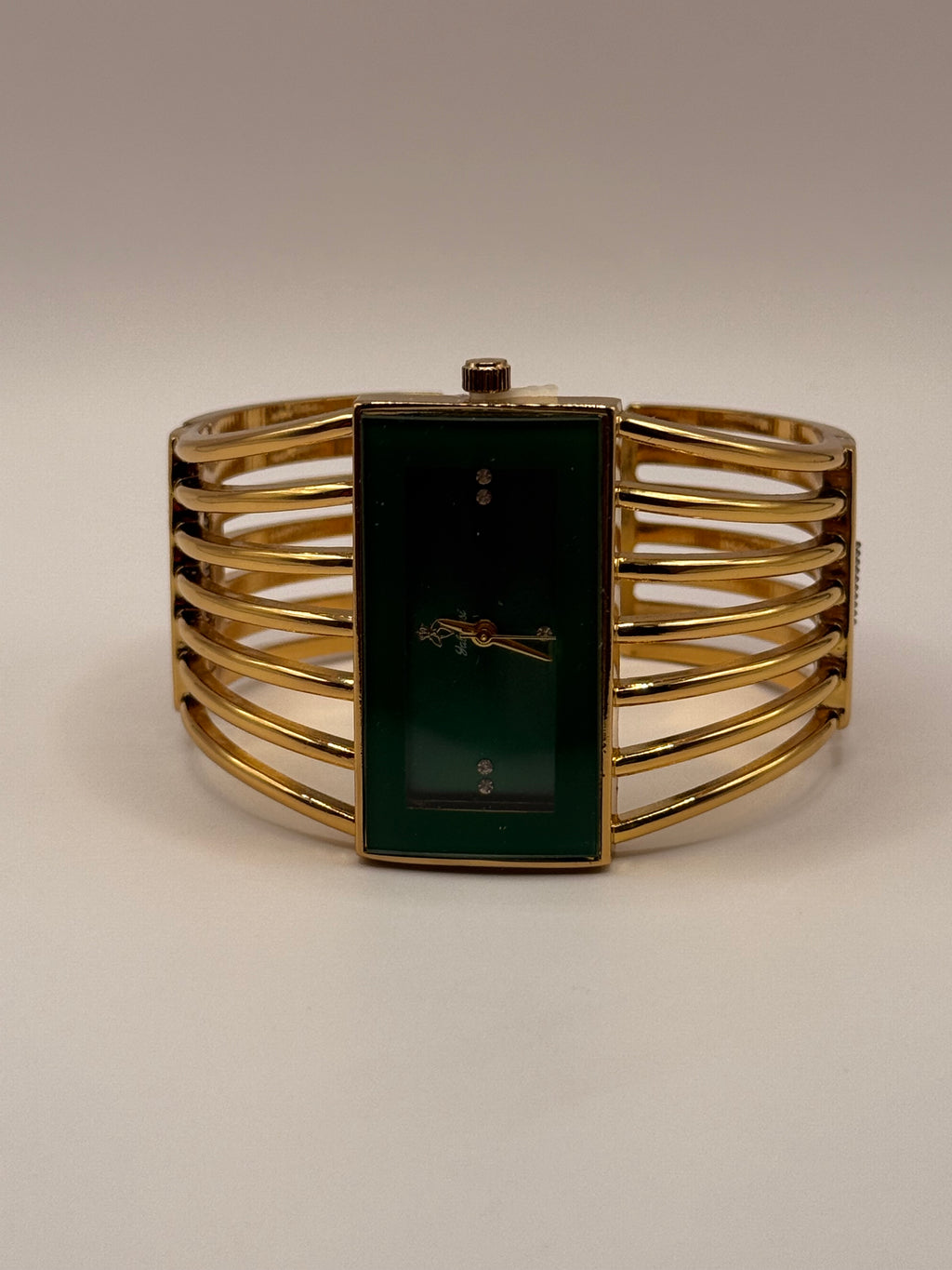 Green Face Cage Bangle
