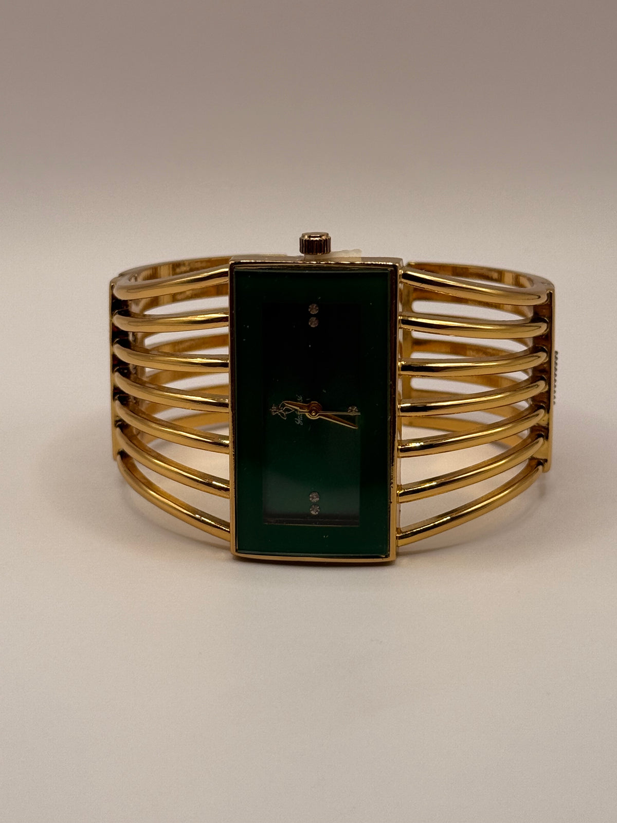 Green Face Cage Bangle