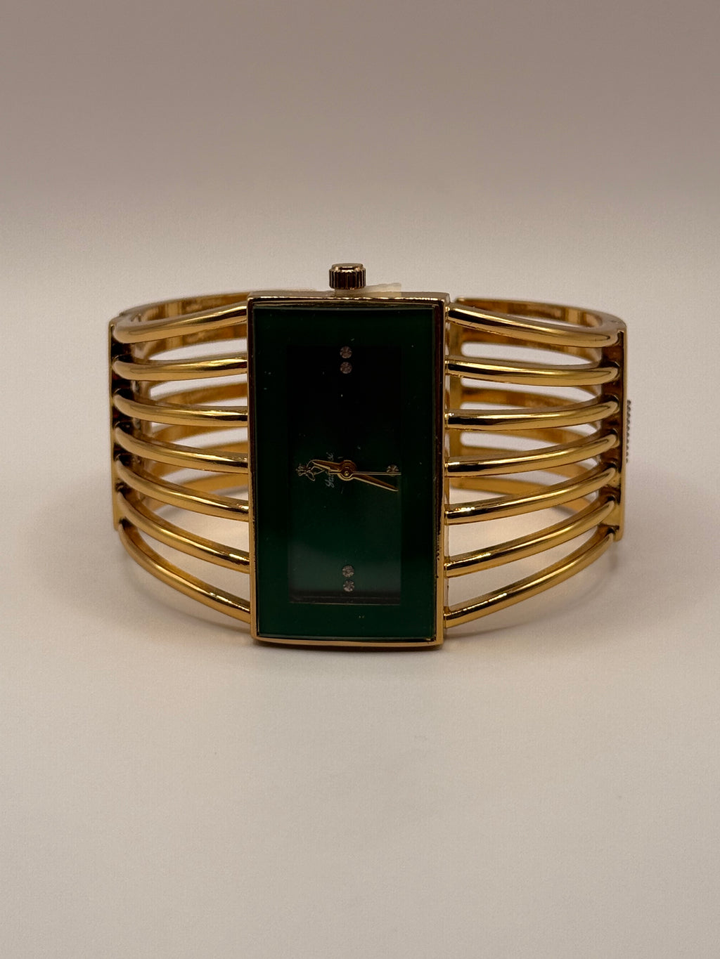 Green Face Cage Bangle