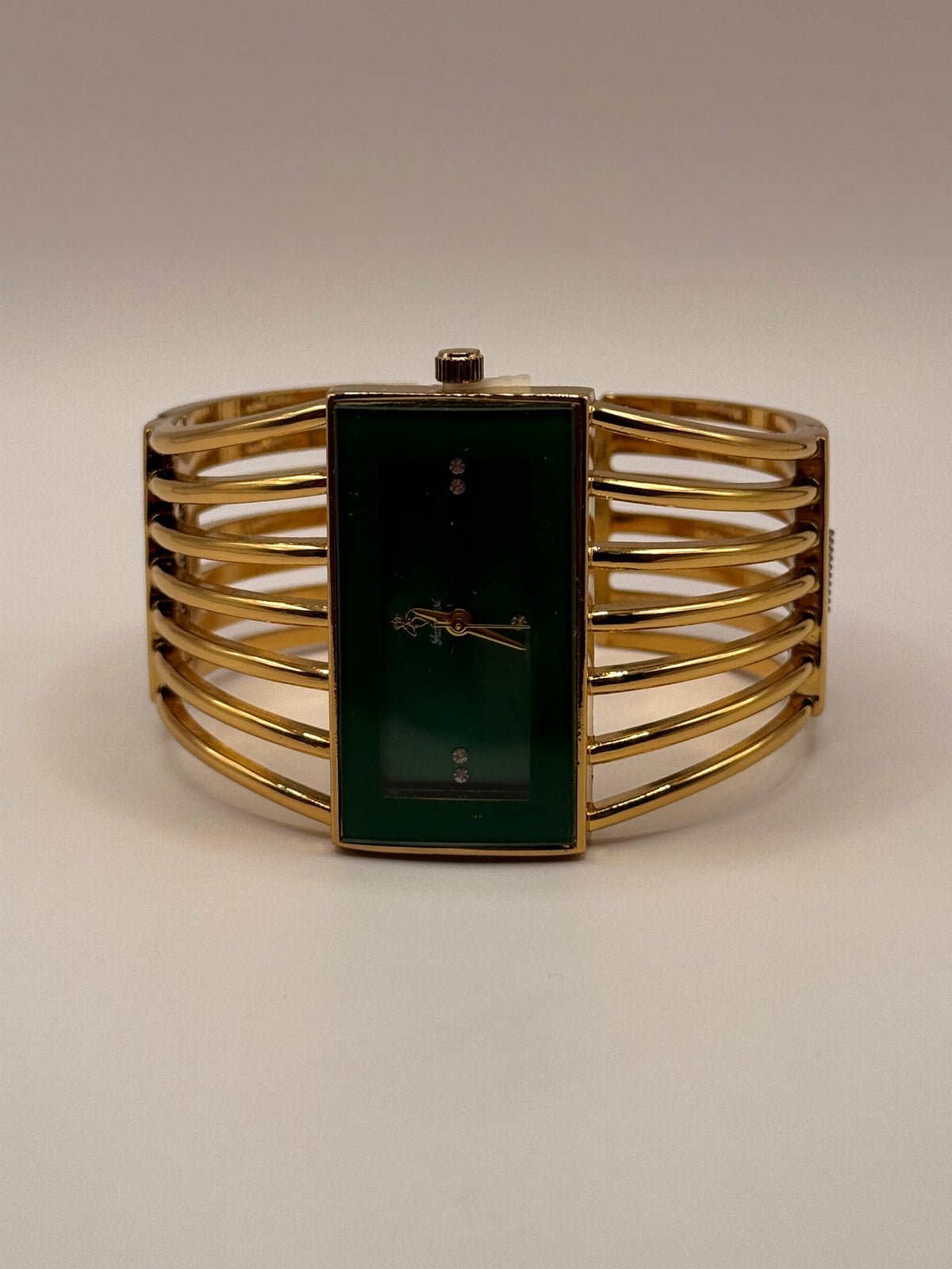 Green Face Cage Bangle