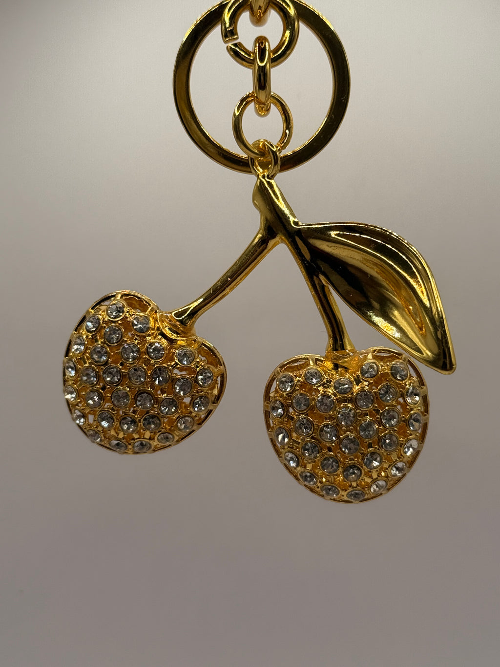 Gold Cherry Charm