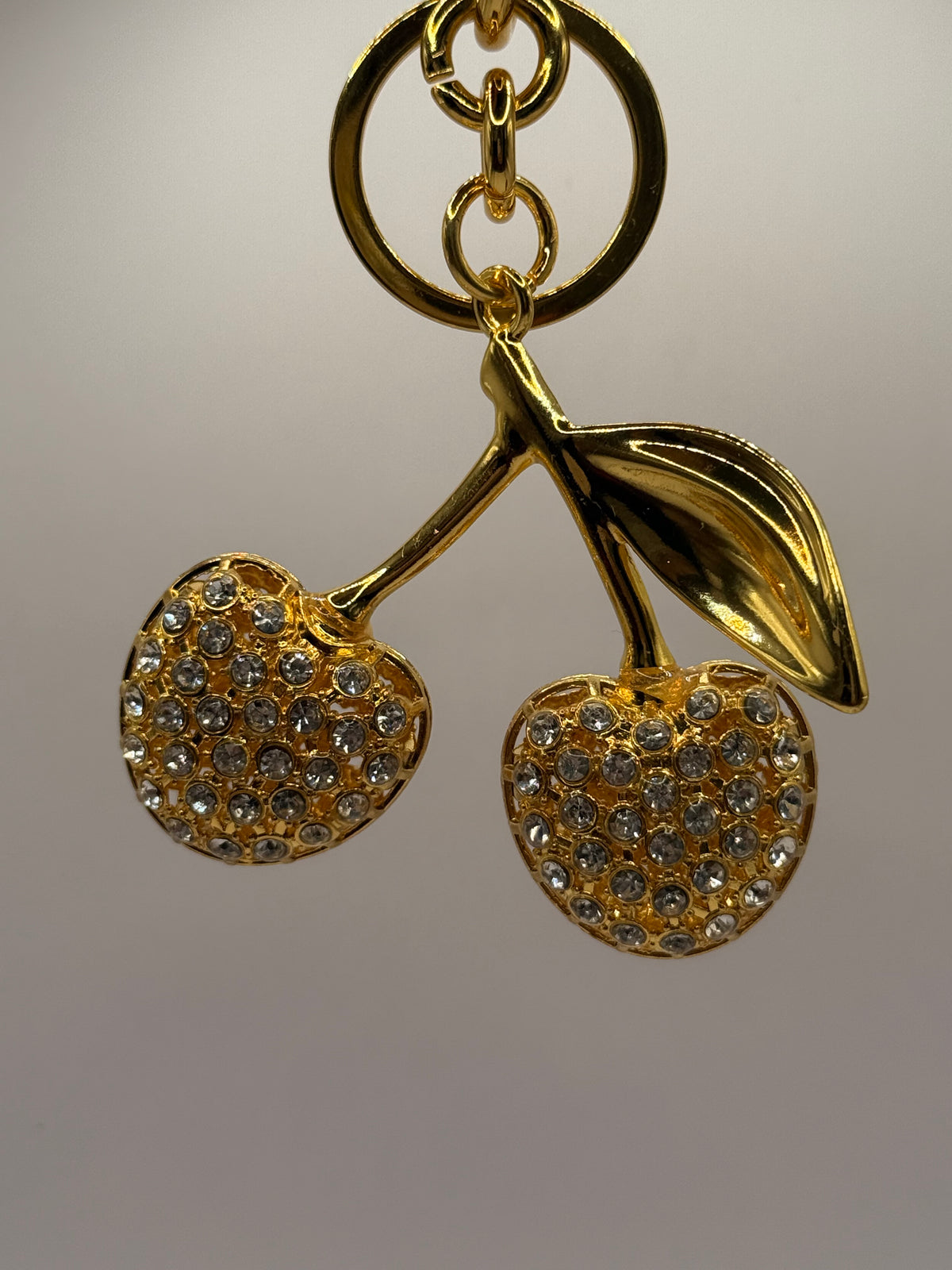 Gold Cherry Charm