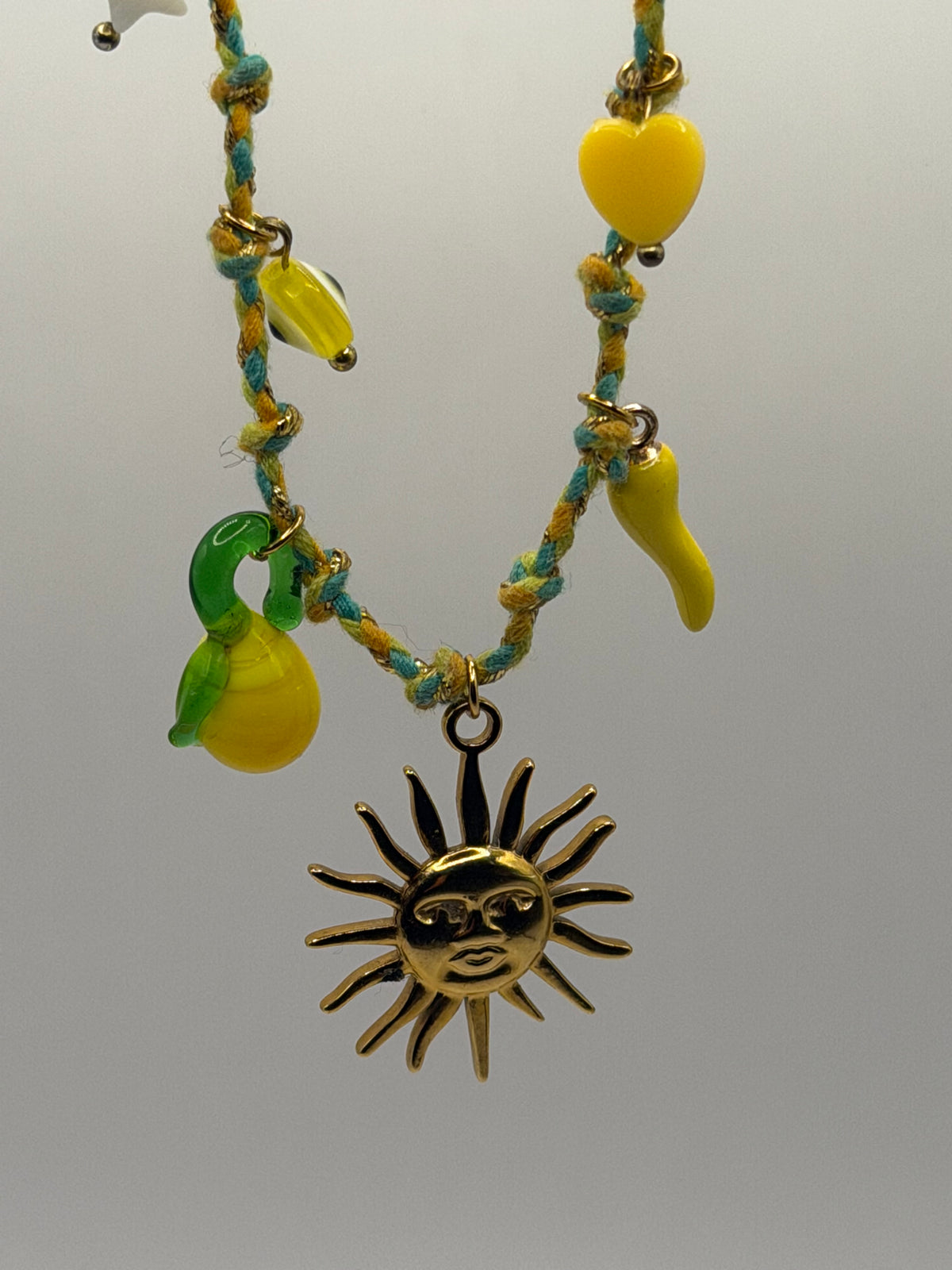 Tuscan Lemon Charm Necklace