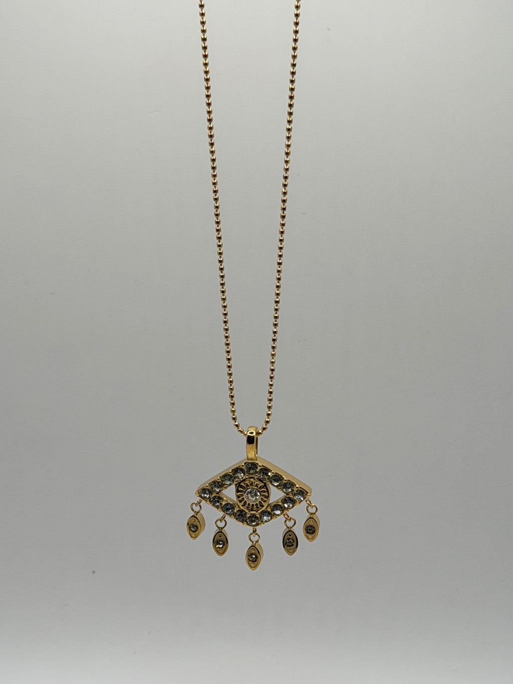 Golden Guardian Eye Necklace