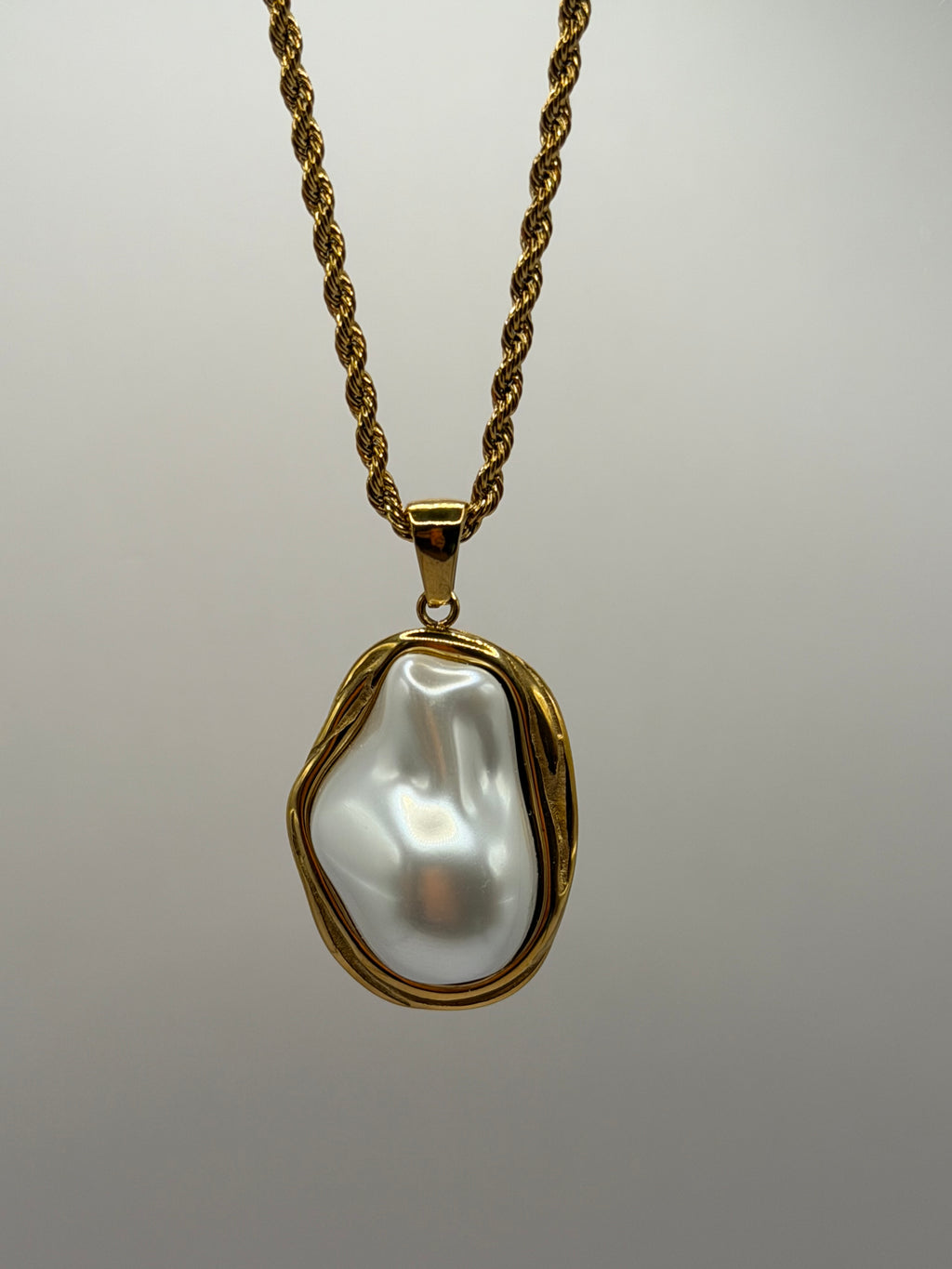 Abstract Pearl Necklace