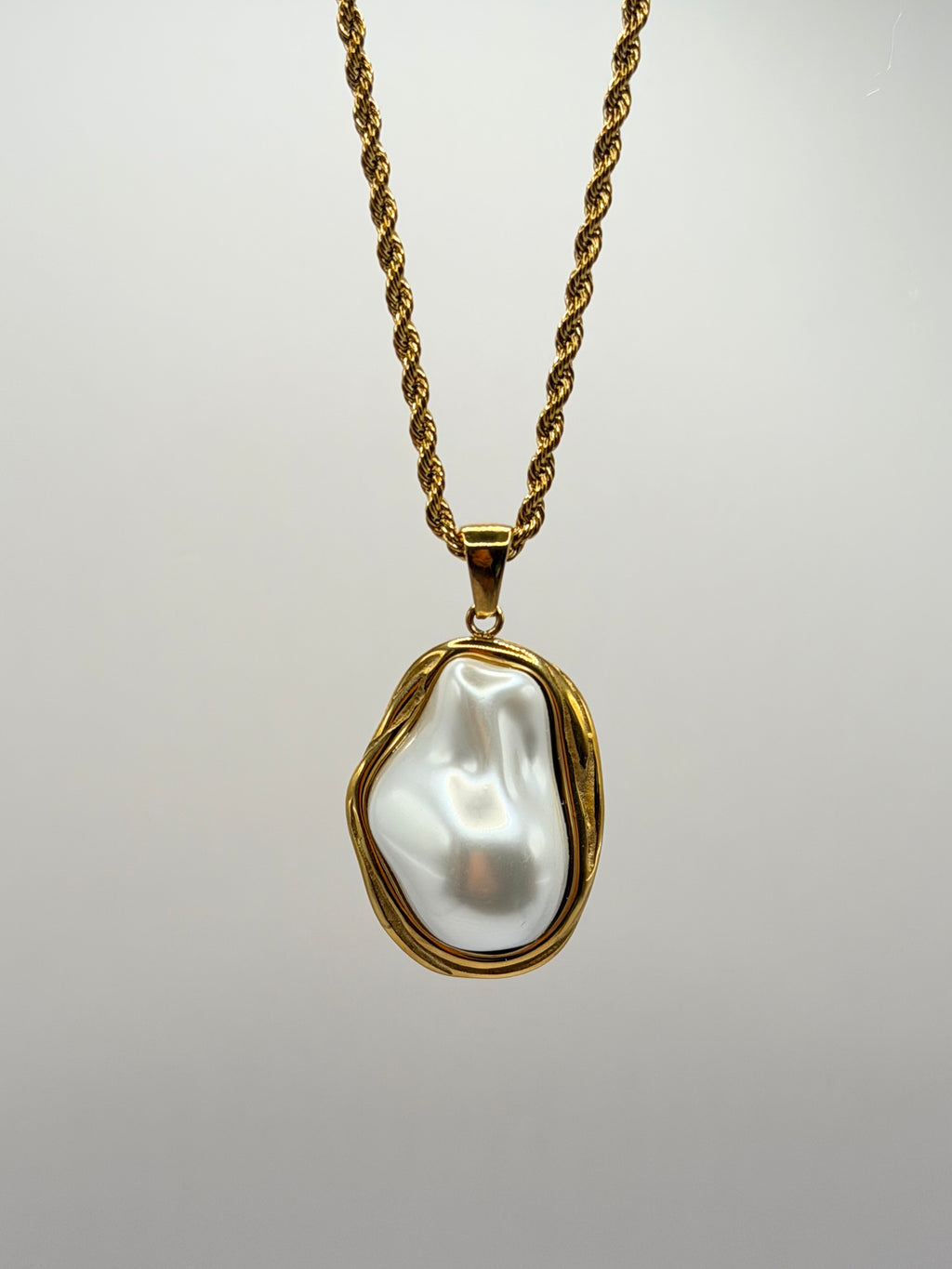 Abstract Pearl Necklace