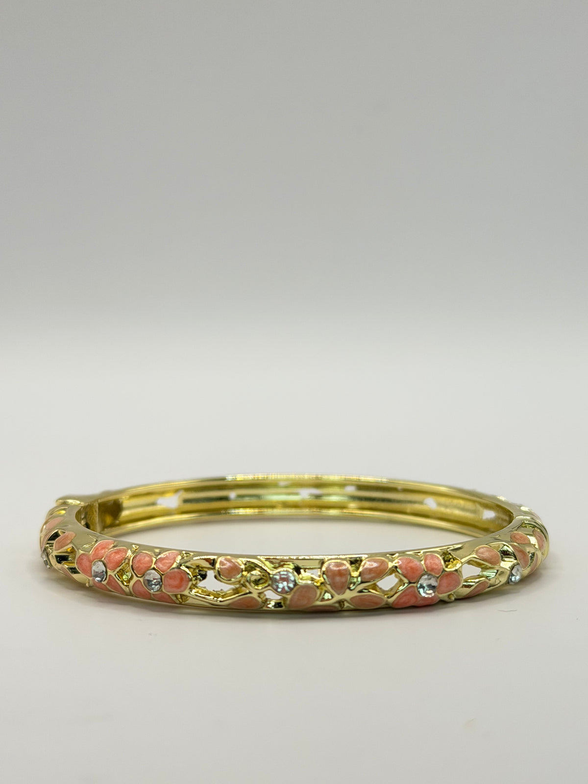 Orange Floral Sunset Bangle